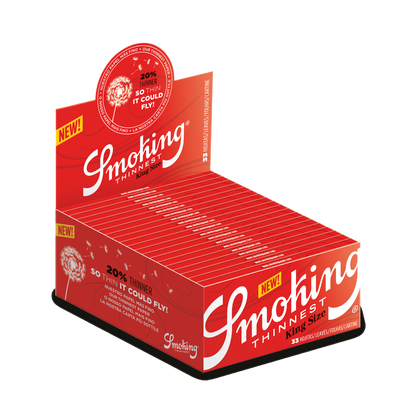 Zigarettenpapier Smoking King Size Slim Thinnest Karton