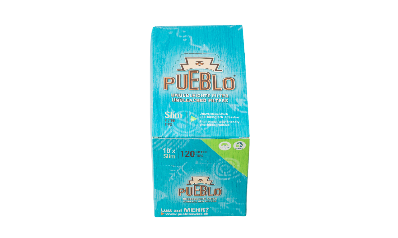 Zigartettenfilter Pueblo Organic Slim 120 k kiosk Tabakshop