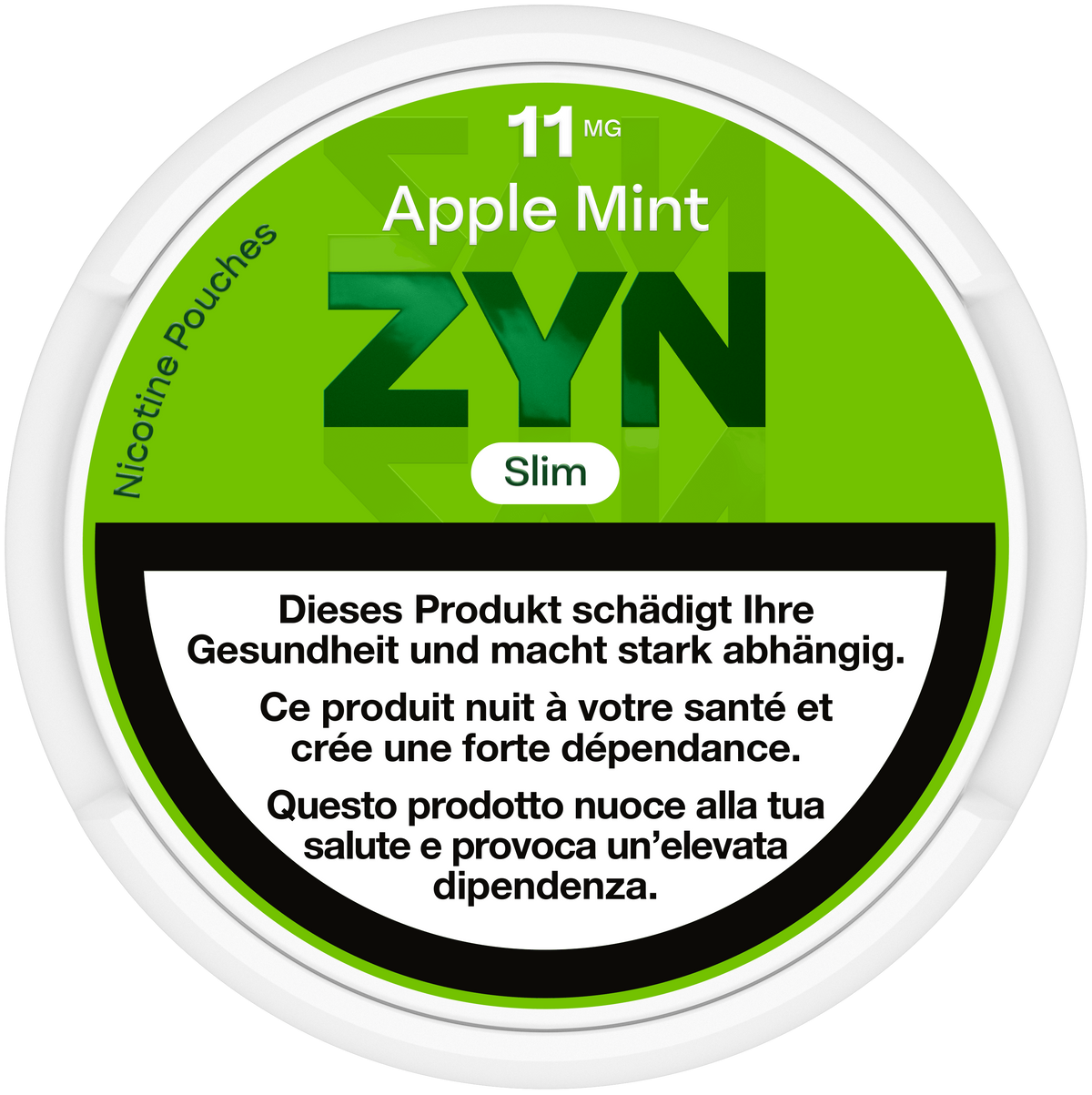Zyn Apple Mint Slim 11mg Nicotine Pouches
