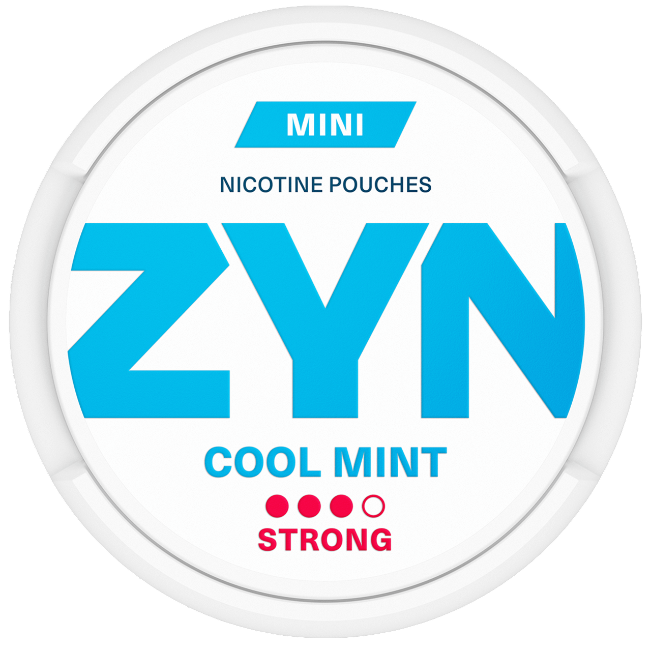 All White Snus Zyn Cool Mint Mini Strong 6mg