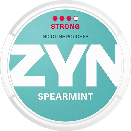 Zyn Spearmint Slim Strong 9.5mg All White Snus