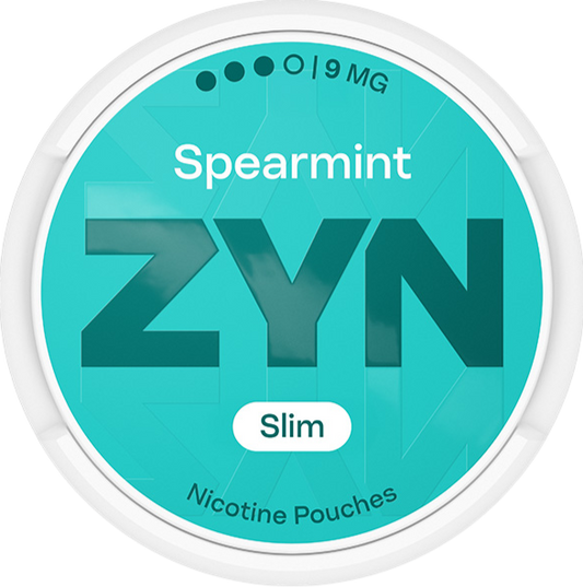 Zyn Spearmint Slim Strong 9.5mg Nicotine Pouches & Snus