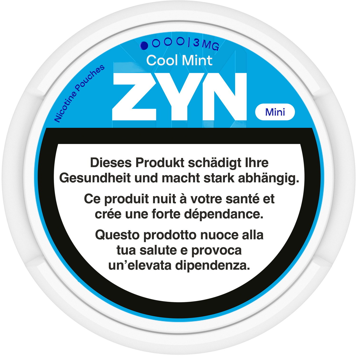 Zyn Mini Cool Mint Medium 3mg
Nicotine Pouches