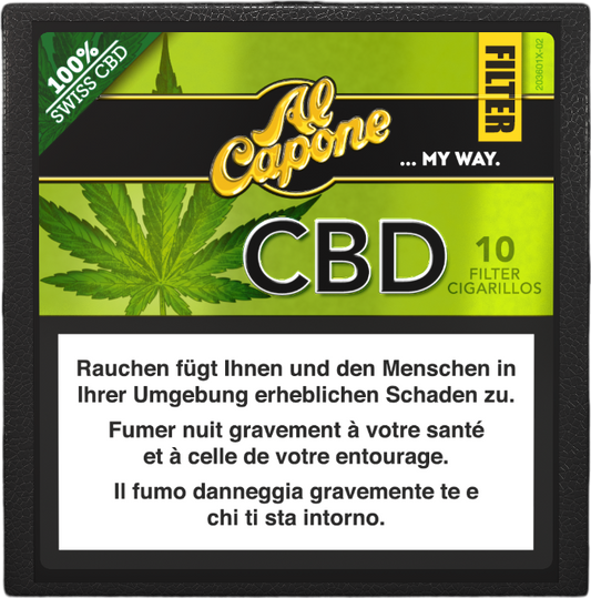 Al Capone CBD Filter Cigarillos 10 Piece(s)
