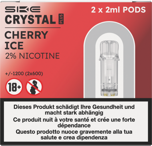 Crystal Plus Cherry Ice 2x2ML Pods