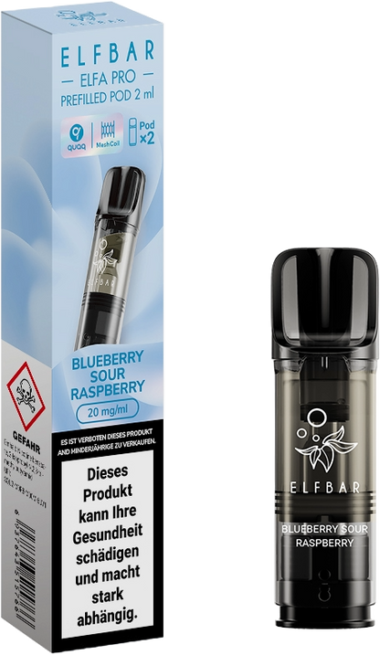 Elfbar Elfa Pro Pods Blueberry Sour Raspberry
