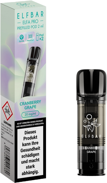 Elfbar Elfa Pro Pods Cranberry Grape k kiosk Tabakshop Elfbar Elfa Pro Pods Cranberry Grape k kiosk Tabakshop