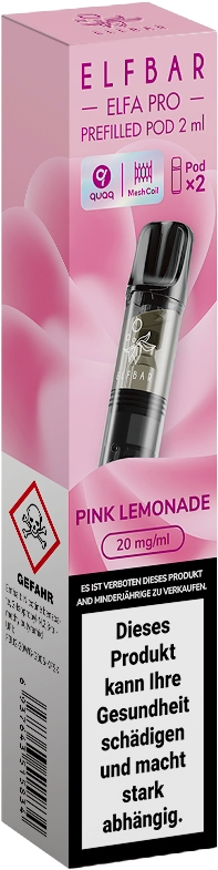 Elfbar Elfa Pro Pods Pink Lemonade k kiosk Tabakshop Elfbar Elfa Pro Pods Pink Lemonade k kiosk Tabakshop