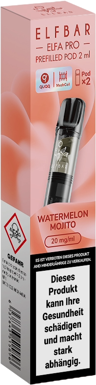 Elfbar Elfa Pro Pods Watermelon Mojito k kiosk Tabakshop Elfbar Elfa Pro Pods Watermelon Mojito k kiosk Tabakshop