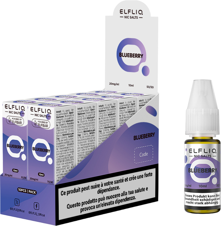 Elfbar Elfliq Blueberry 20mg 10ml
