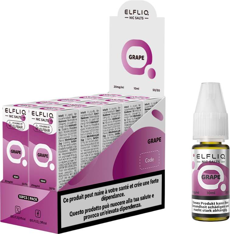 Elfbar Elfliq Grape 20mg 10ml