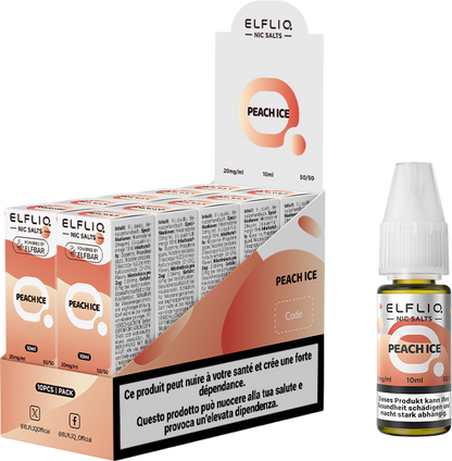 Elfbar Elfliq Peach Ice 20mg 10ml