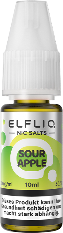 Elfbar Elfliq Sour Apple 20mg 10ml
