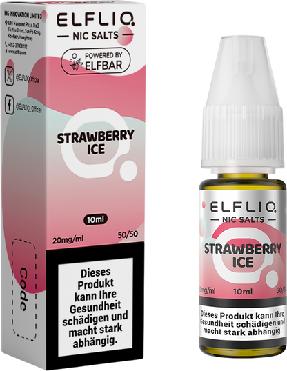 Elfbar Elfliq Strawberry Ice 20mg 10ml