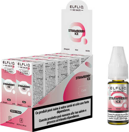 Elfbar Elfliq Strawberry Ice 20mg 10ml