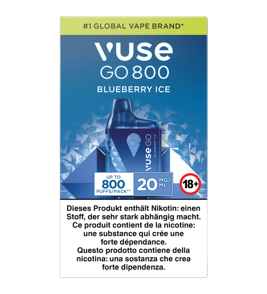 Vuse Go 800 Blueberry Ice 20mg