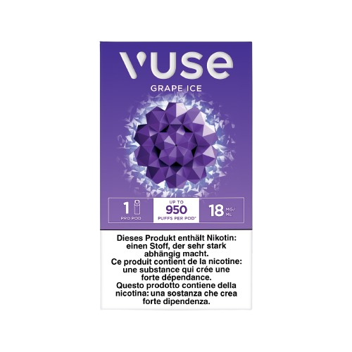 Vuse PRO Grape Ice 18mg Single
