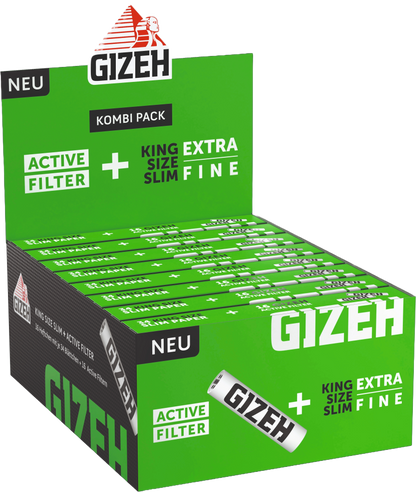 Gizeh Black King Size Slim + Active Filter