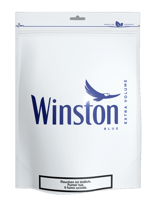 Winston Blue HVT Stand-Up Sacchetto Bag 150 g