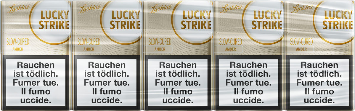 Lucky Strike Amber Box
