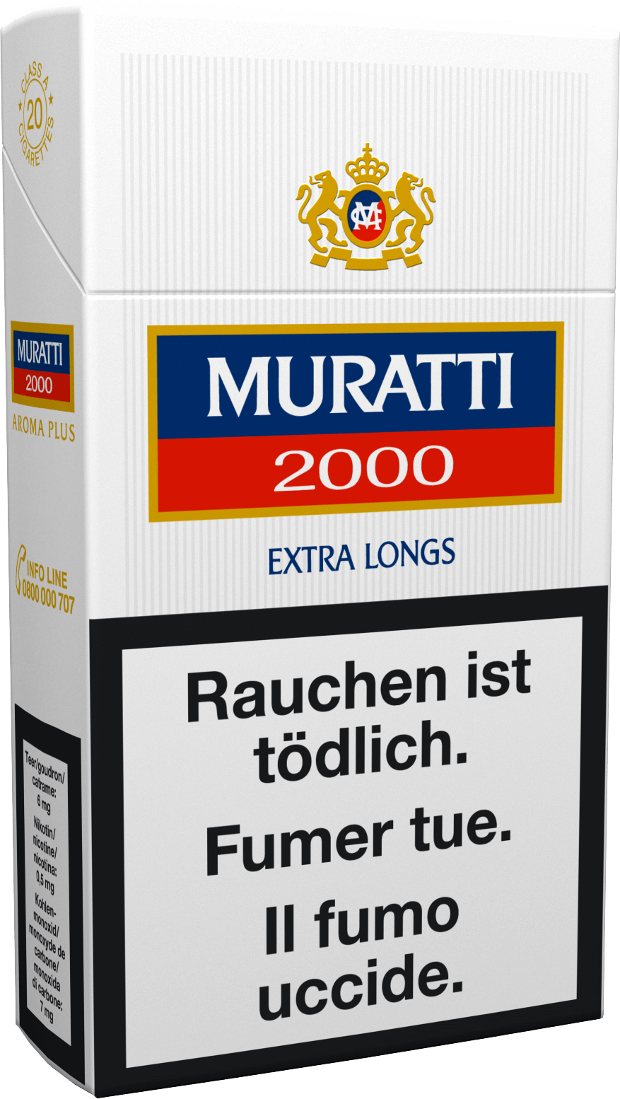 Muratti 2000 Extra Long 100'S Box