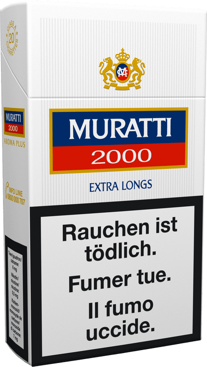 Muratti 2000 Extra Long 100'S Box