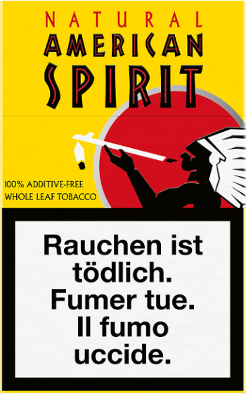 American Spirit Natural Yellow Box