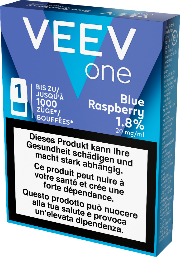 Veev One Blue Raspberry Pod 20mg – k kiosk Tabakshop