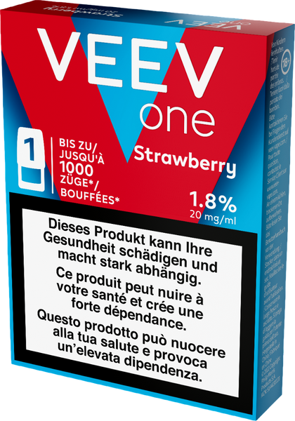 Veev One Strawberry Pod 20mg k kiosk Tabakshop Veev One Strawberry Pod 20mg k kiosk Tabakshop