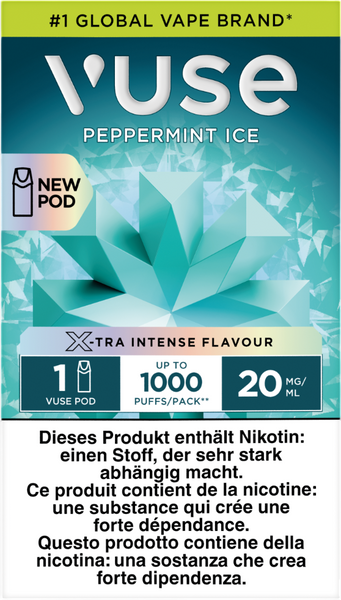 Vuse 1000 Peppermint Ice 20mg k kiosk Tabakshop Vuse 1000 Peppermint Ice 20mg k kiosk Tabakshop