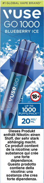 Vuse Go 1000 Blueberry Ice 20mg k kiosk Tabakshop Vuse Go 1000 Blueberry Ice 20mg k kiosk Tabakshop