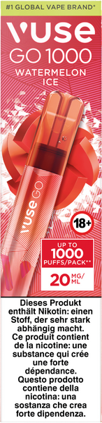 Vuse Go 1000 Watermelon Ice 20mg k kiosk Tabakshop Vuse Go 1000 Watermelon Ice 20mg k kiosk Tabakshop