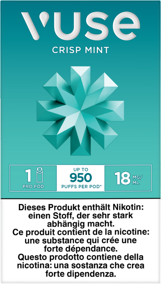 Vuse Pro Crisp Mint 18mg Single