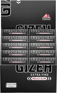 Cigarettes Paper Gizeh Black Rolls Slim