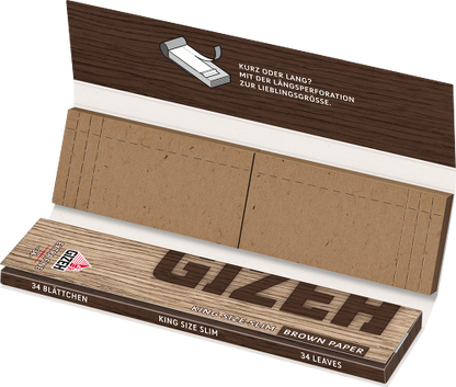 Zigarettenpapier Gizeh Brown King Size Slim+Tip