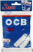 Cigarettes Paper OCB Slim Filter Duo 2x120