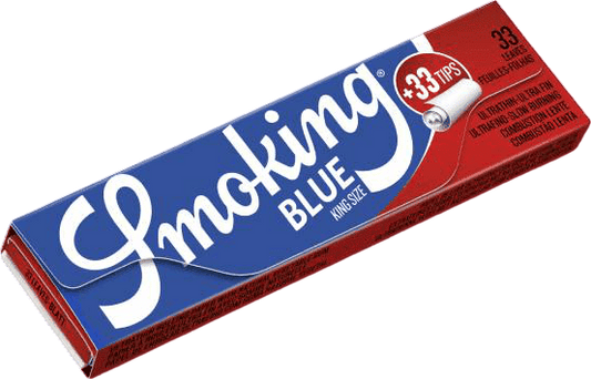 Papier à cigarette Smoking King Size Blau+Filtres Tips
