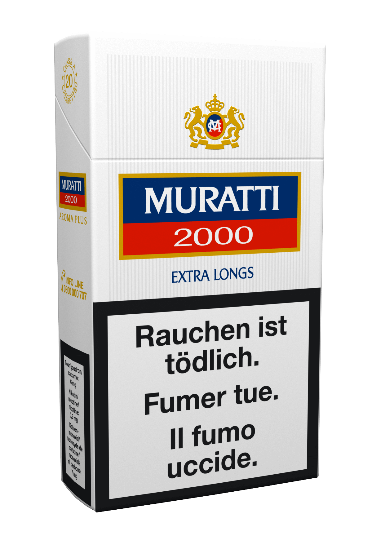 Muratti 2000 Extra Long 100'S Box