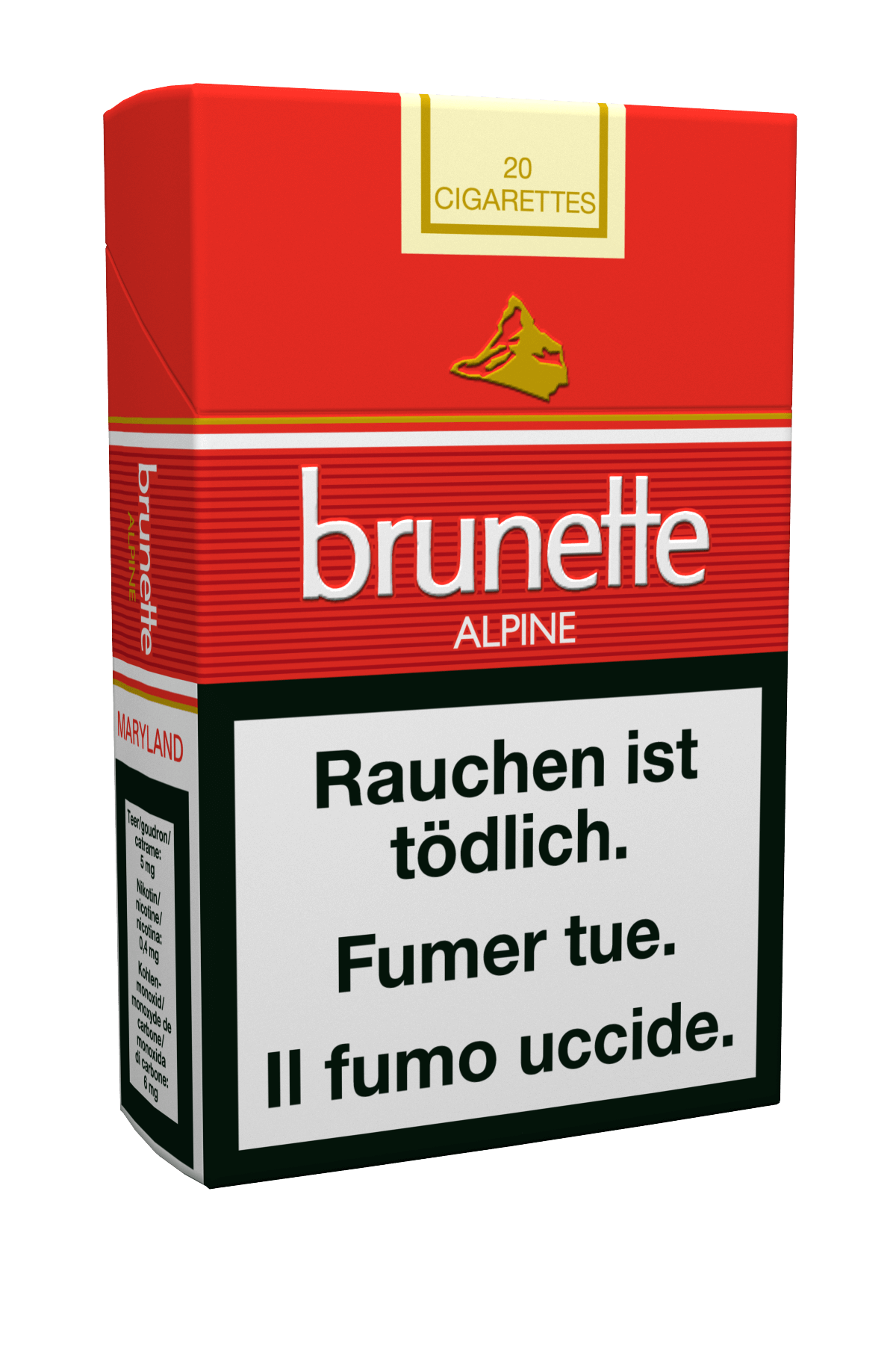 Brunette Alpine Box Zigaretten