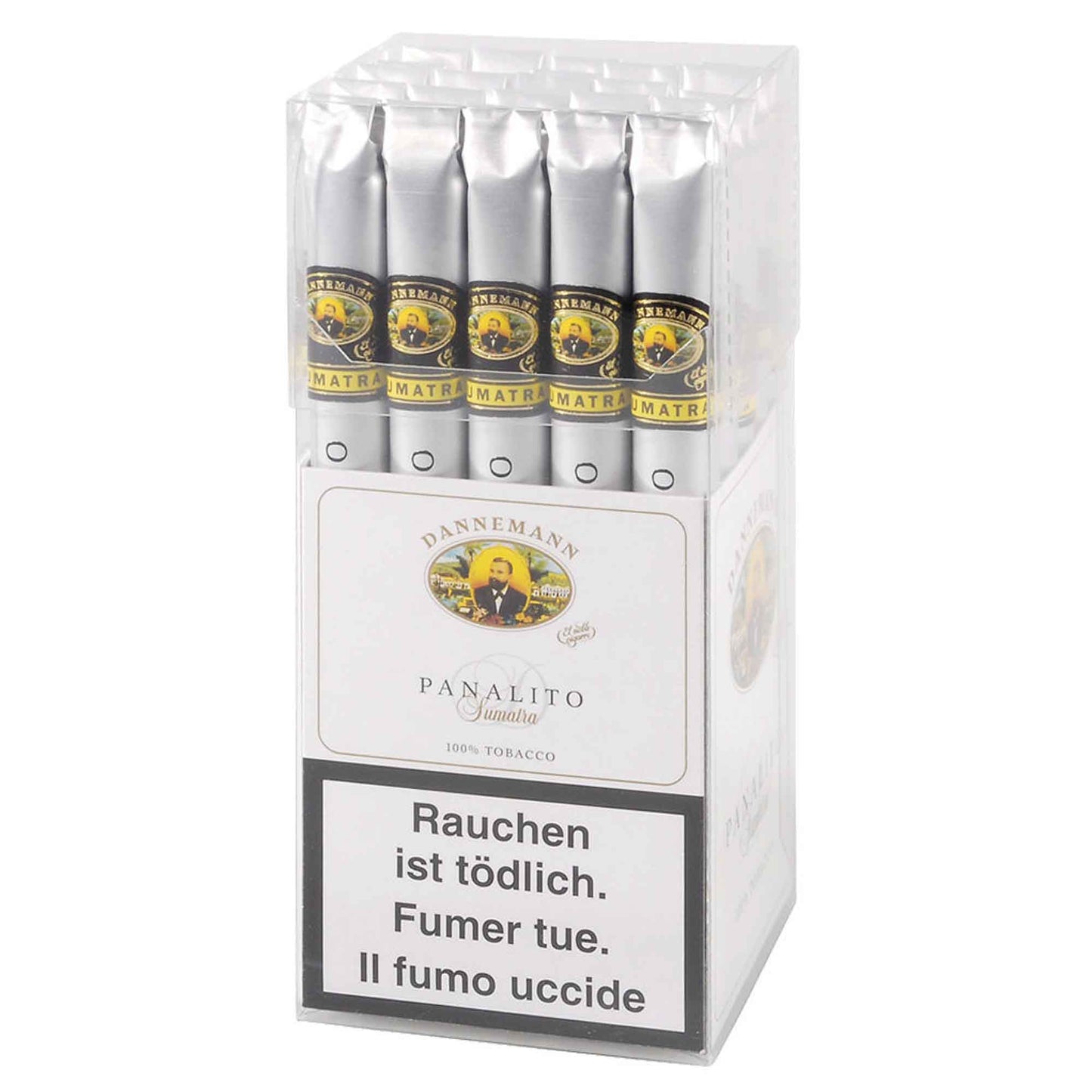 Dannemann Panalito Sumatra 5 Stück Etui Zigarren