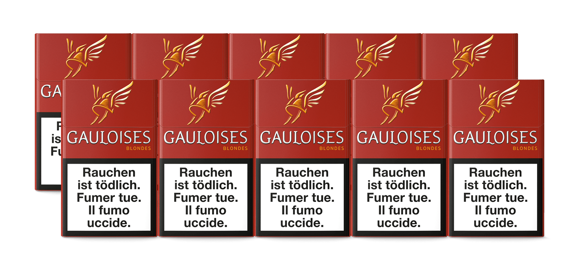 Gauloises Blondes Rouges Box Zigaretten