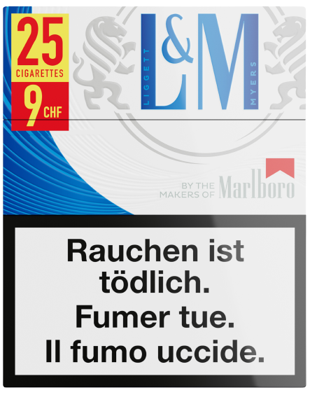 L&M Blue Label Ks Box Big Pack 25 Zigaretten