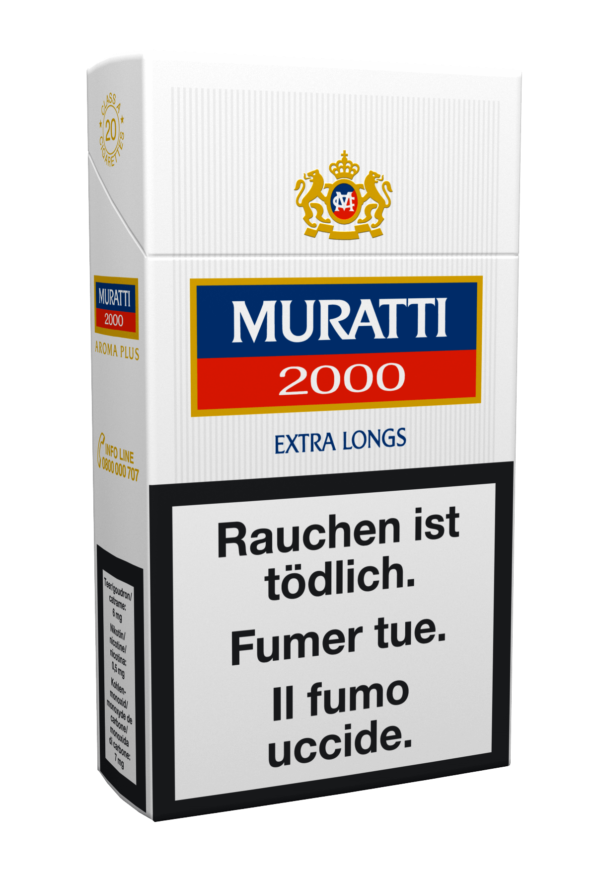 Muratti 2000 Extra Long 100'S Box Zigaretten