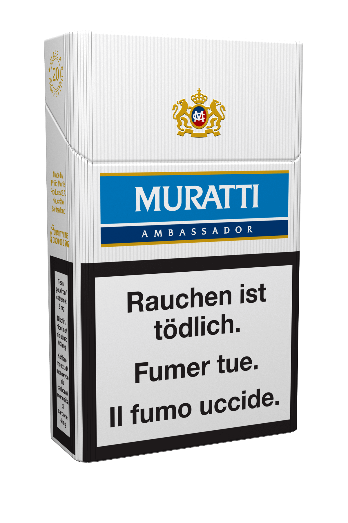 Muratti Ambassador Blue Box Zigaretten
