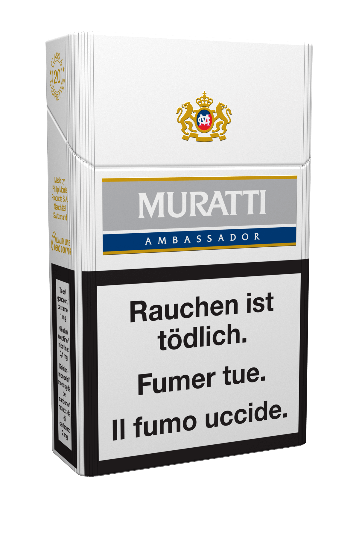 Muratti Ambassador Silver Box Zigaretten