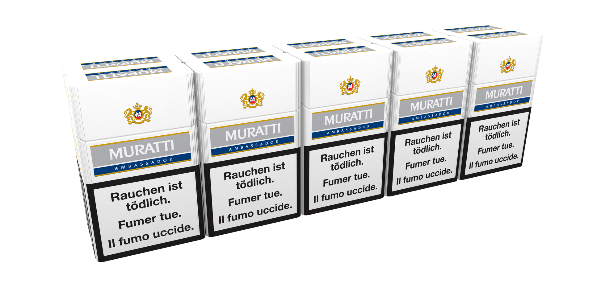 Muratti Ambassador Silver Box Zigarettenstange