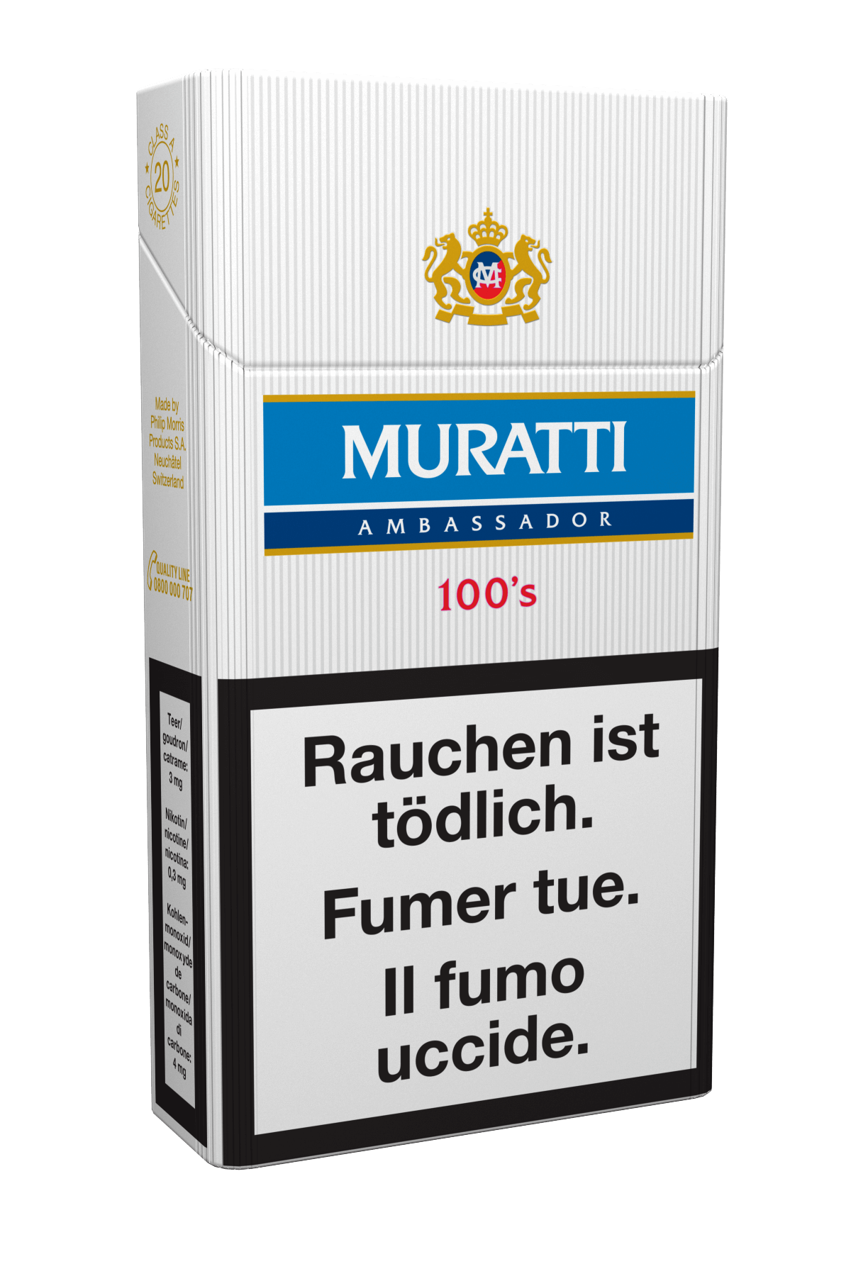 Muratti Blue 100'S Box Zigaretten