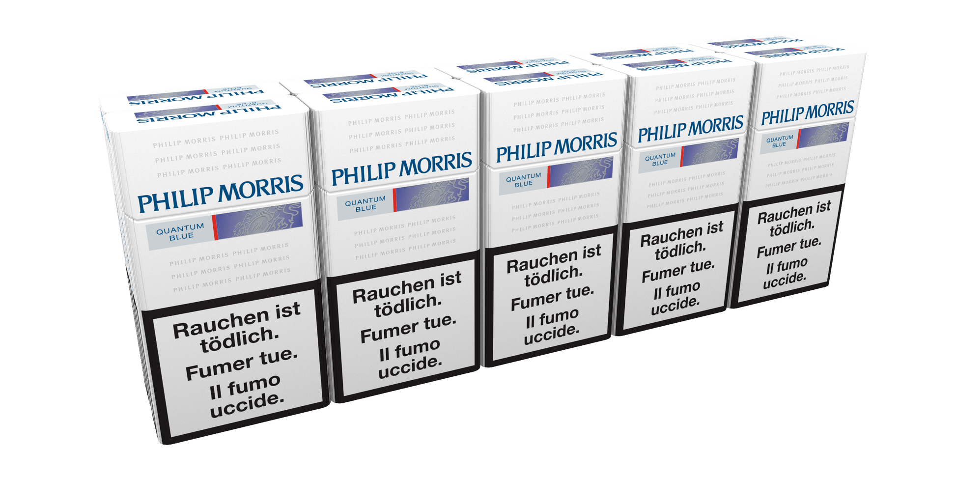 Philip Morris Quantum Blue 100'S Box Zigarettenstangen