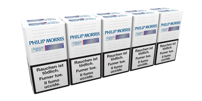 Philip Morris Quantum Blue 100'S Box Zigarettenstangen