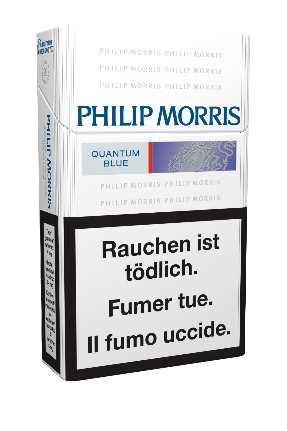 Philip Morris Quantum Blue Box Zigaretten
